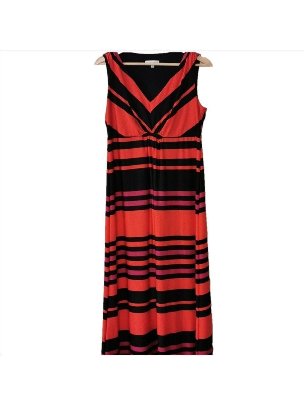 Summer Northern Reflections Maxi Dress. Striped, size small. EUC